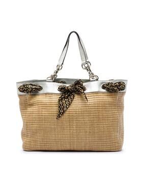 Gucci Large Straw Positano Scarf Tote #320569G62B